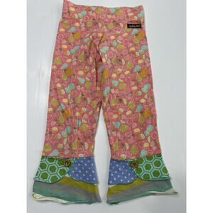 Matilda Jane Hello Lovely Green Polka Dot Coastal Leggings Size 8